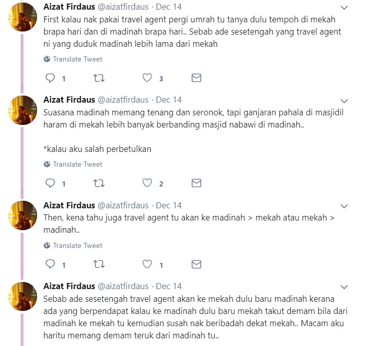 Tips Menunaikan Umrah Dan Pengalaman Di Mekah