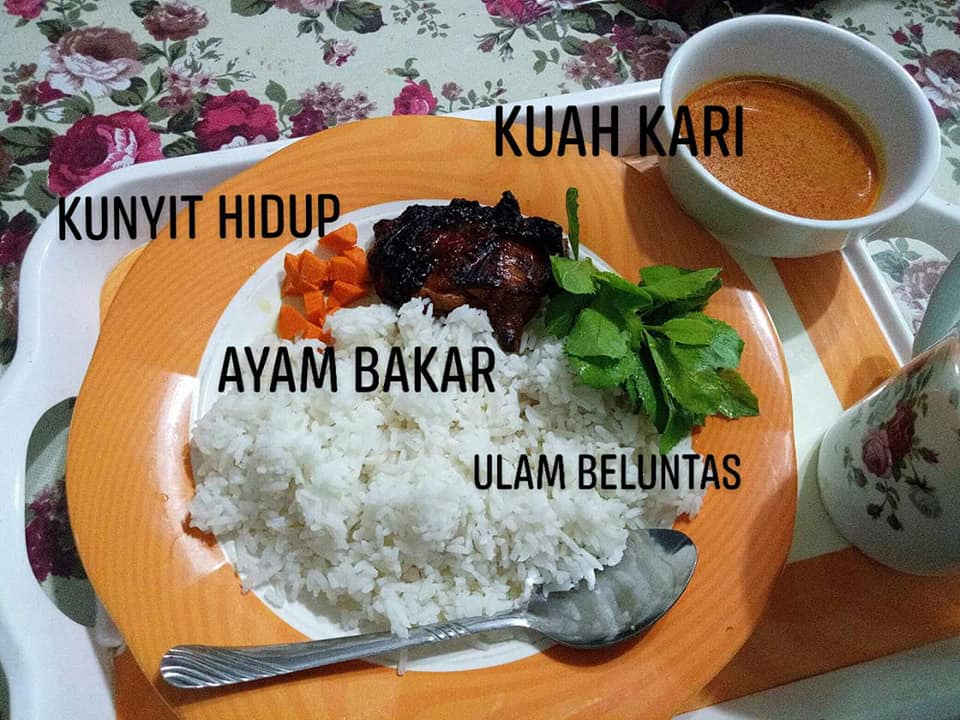 Menu Berpantang Disediakan Suami