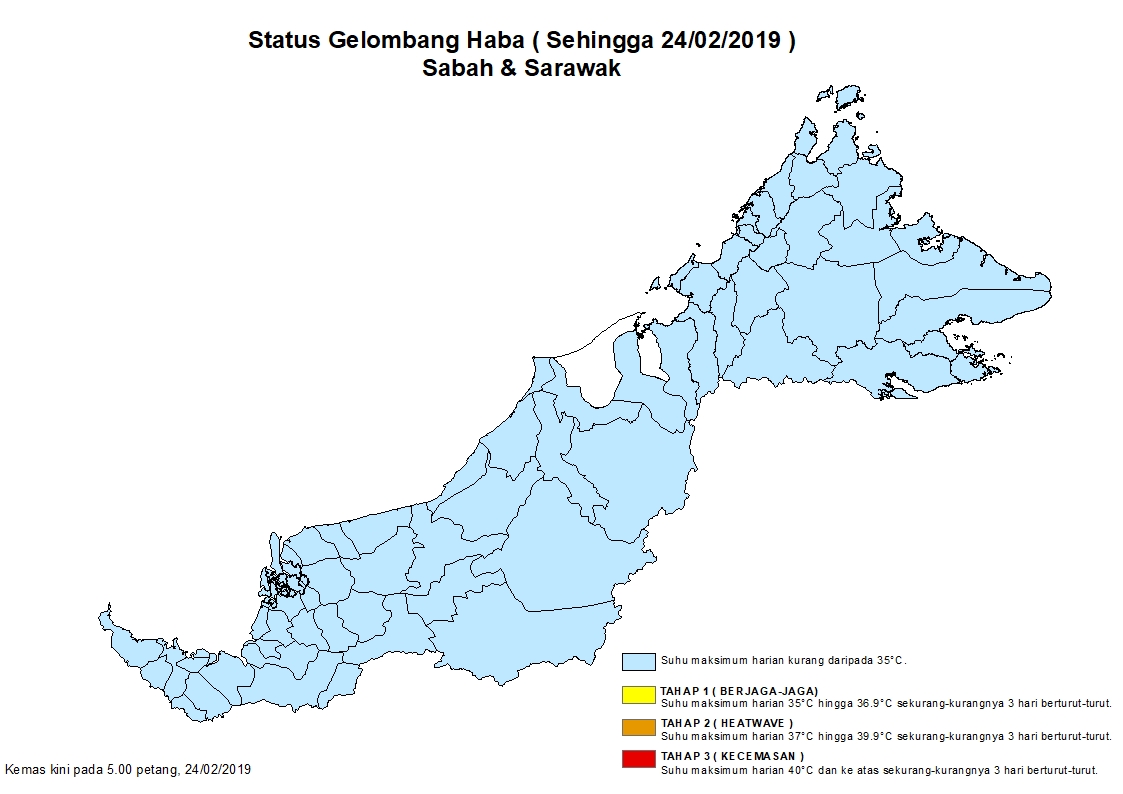 cuaca panas di malaysia 2019