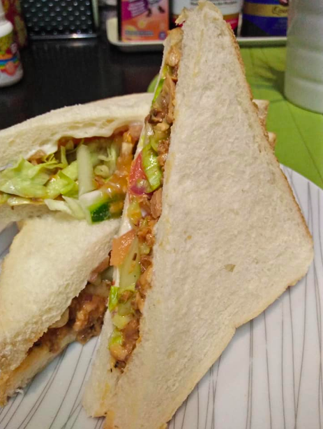 Resipi Sandwich Sardin Sedap & Juicy, Anak-Anak Confirm Suka!