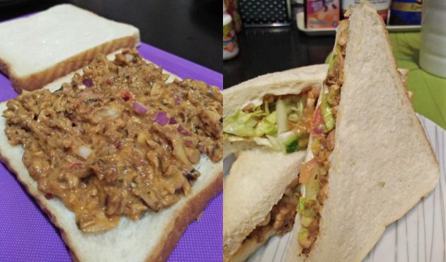 Resipi Sandwich Sardin Sedap & Juicy, Anak-Anak Confirm Suka!