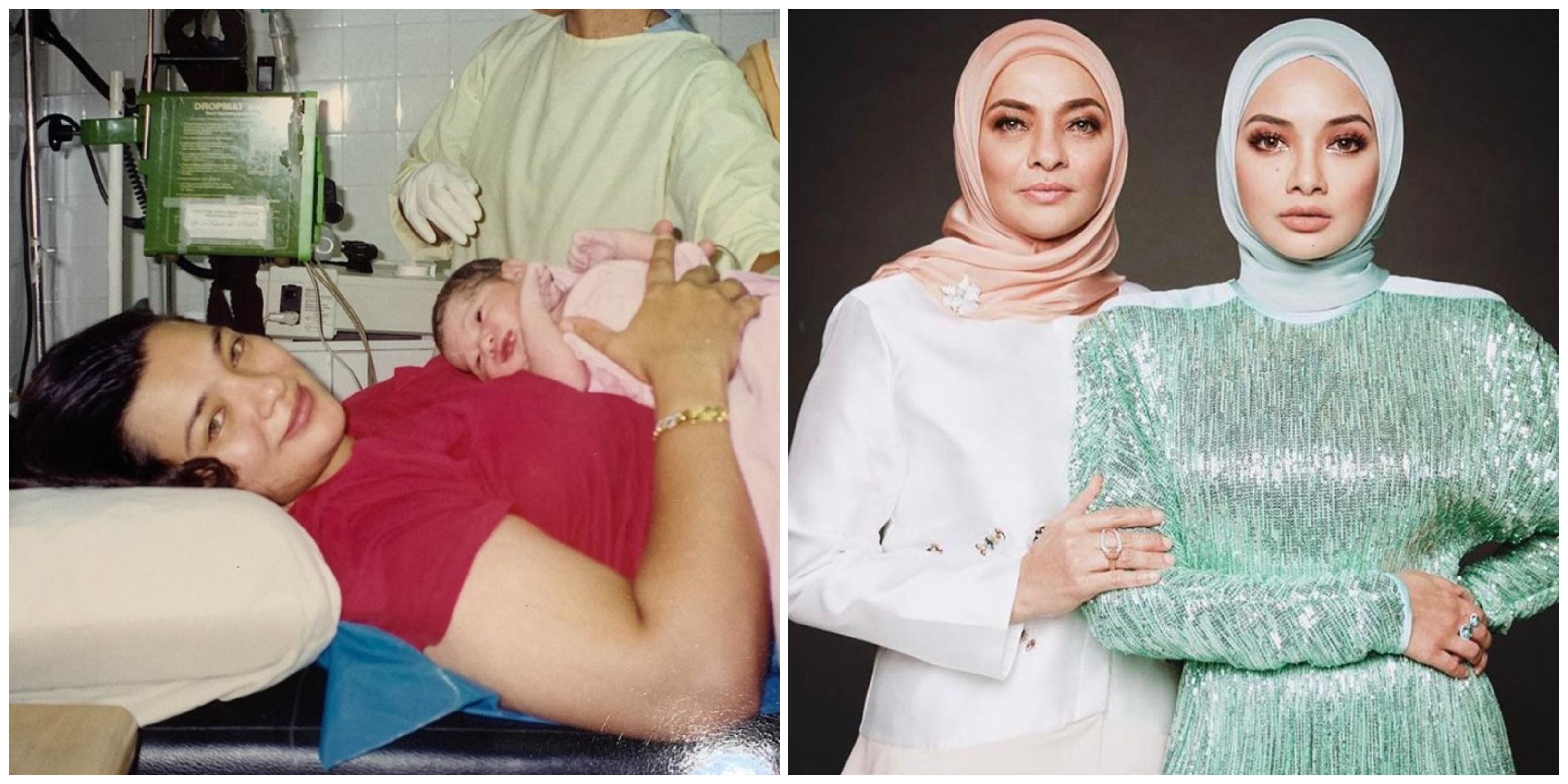 Copy Paste Neelofa Ameera Khan Kongsi Foto Throwback Ibu Buat Ramai Terkejut