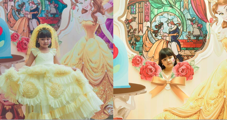 [FOTO] Sekitar Majlis Hari Lahir Lara Alana, Comelnya Ala-Ala Princess Belle!