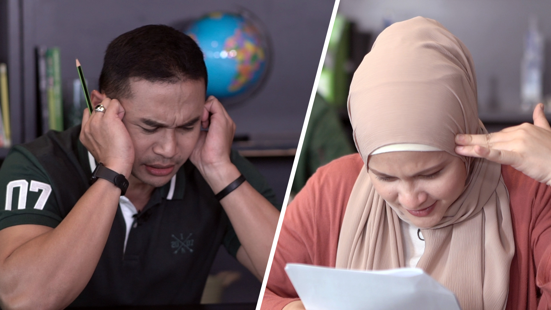 [VIDEO] Bila Norman Hakim & Sharifah Aleeya Cuba Jawab Soalan UPSR. Berkerut Dahi Masing-Masing!