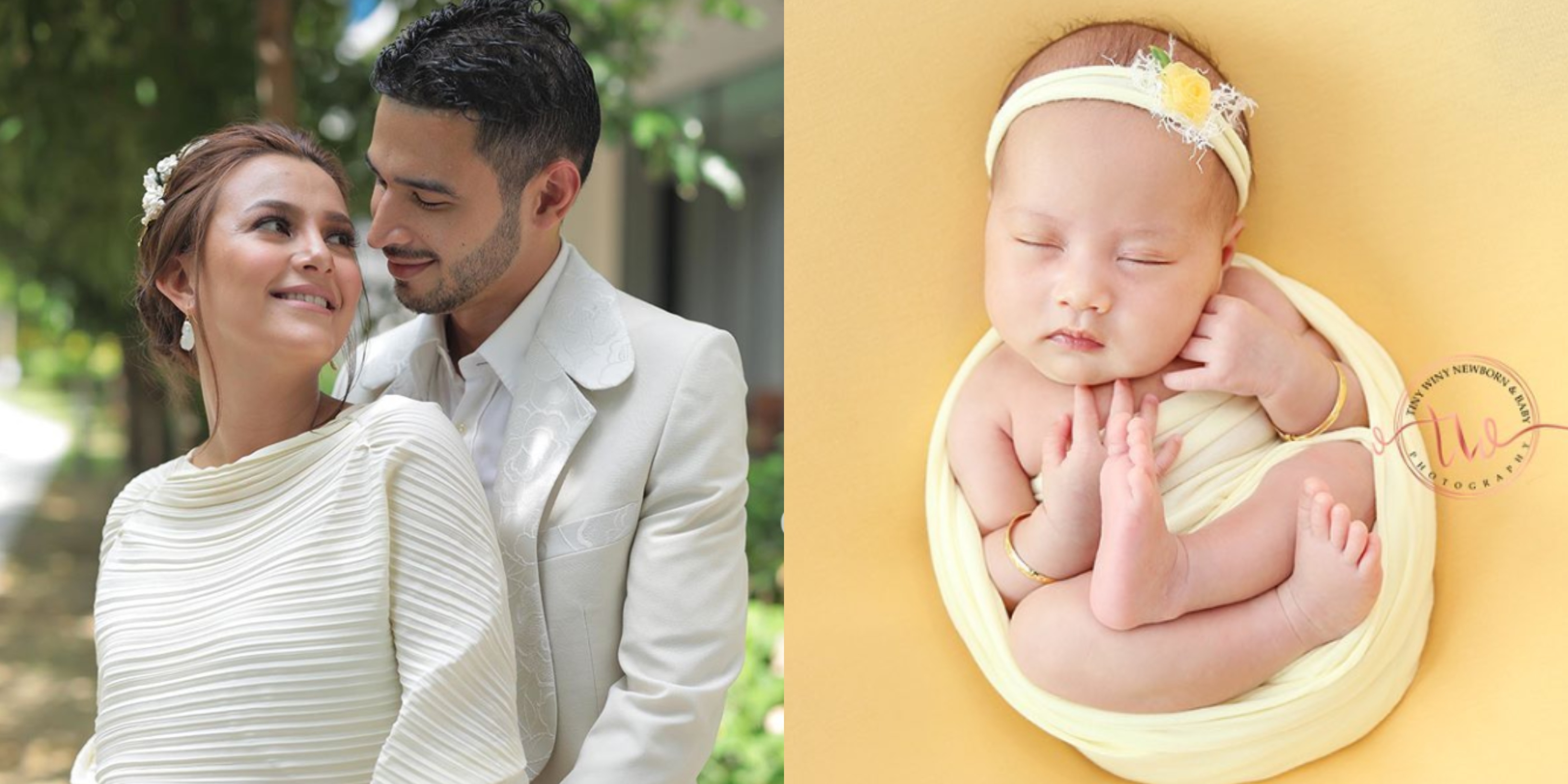 [FOTO] Comelnya! Photoshoot Newborn Puteri Sulung Juliana Evans