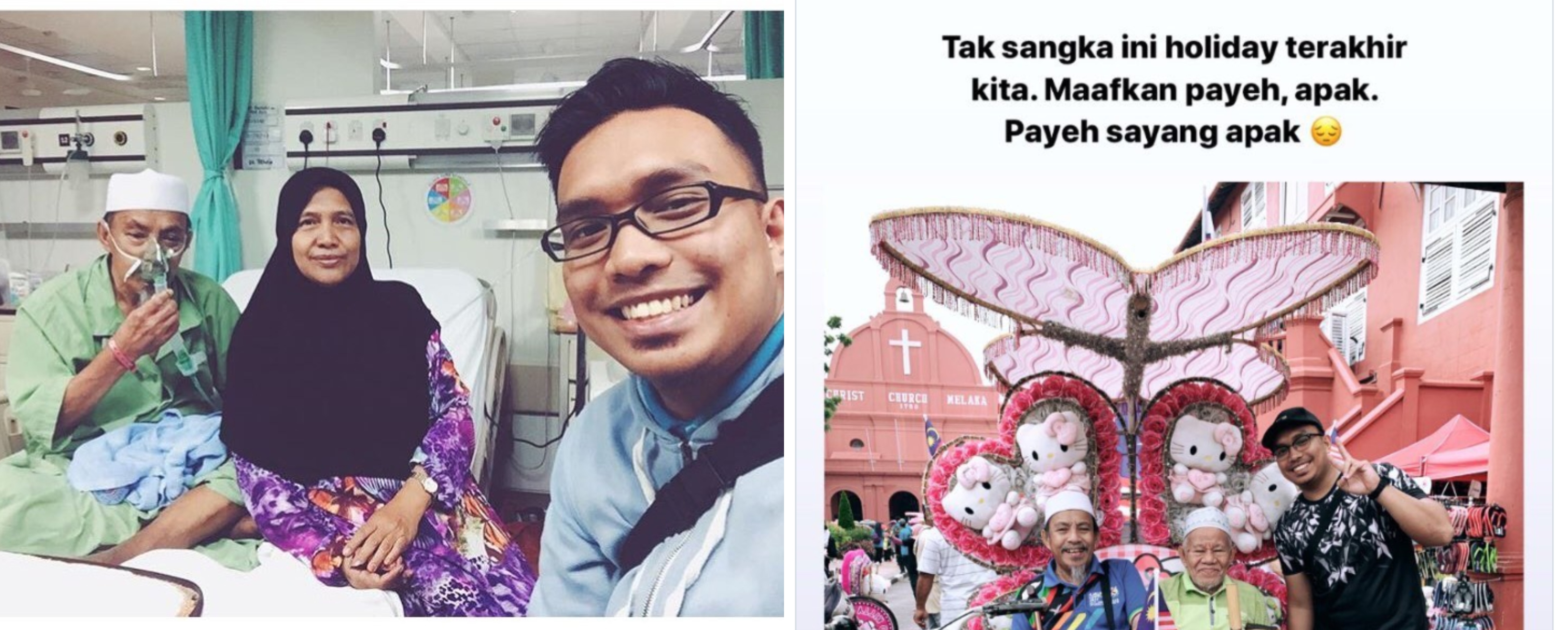 ‘Holiday Terakhir Bersama Ayah’ – Bapa Meninggal Dunia Hari Terakhir Bercuti Di Melaka