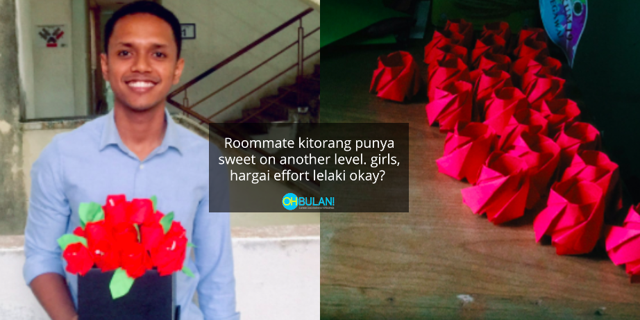 [VIDEO] Kegigihan Lelaki Ini Siapkan Bunga Origami Buat Teman Istimewa Curi Perhatian Netizen