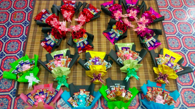 DIY: ECO RM2 Chocolate Bouquet (Jambangan Coklat Bajet Super Murah